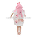 100% Cotton Animal Cartoon Style Print Hooded Bath Wrap Coat Travel Holiday Beach Swimming Pool Sauna Spa Poncho Bathing Towel